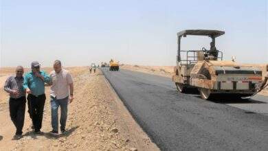 رئيس صندوق صيانة الطرق يتفقد سير العمل بخط الوهط طور الباحة في لحج 2