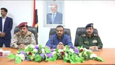 محافظ شبوة يستقبل وزيري الدفاع والداخلية في شبوة 3