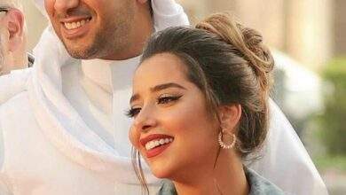 الفنانة بلقيس وزوجها