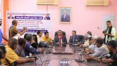 وكيل قطاع الشباب يؤكد على الاهتمام بشباب محافظة لحج ودورهم في التنمية وبناء السلام 2
