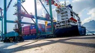 محطة عدن للحاويات تستقبل الباخرة MSC PATNAREE التابعة للخط الملاحي MSC 8