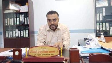 رئيس هيئة مستشفى الرازي في أبين يدعو الاطباء المنقطعين لمباشرة عملهم 12 رئيس هيئة مستشفى الرازي في أبين يدعو الاطباء المنقطعين لمباشرة عملهم