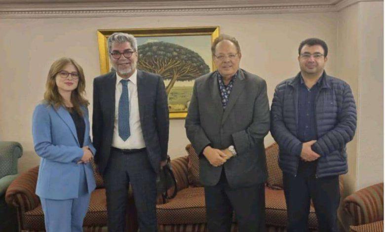 الرئيس علي ناصر محمد يستقبل وفد منظمة - CMI