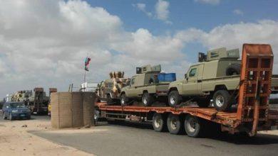 مئات العربات القتالية تتدفق من السعودية إلى عدن دعما لدرع الوطن 5