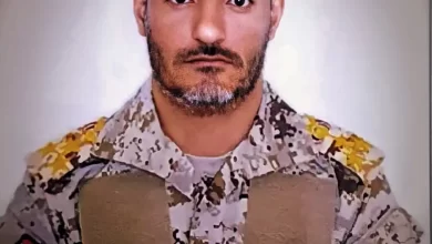 قيادة الوية محور رازح بصعدة تنعي استشهاد العميد احمد القطريفي قائد لواء صقور اليمن 5