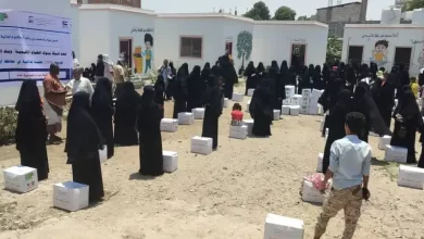 بالشراكة مع بنك الطعام اليمني : شبكة بنوك الطعام الإقليمية توزع ( 2000 ) حقيبة غذائية في أبين 4