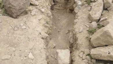 شركة يمن موبايل تدمر موقع أثري بهذه المحافظة بعمل حفريات خطيرة 9