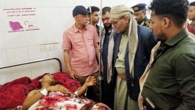اللجنة المكلفة بالتحقيق في حادثة ملعب الشهداء بتعز تتخذ عدداً من الاجراءات وتزور الجرحى 10