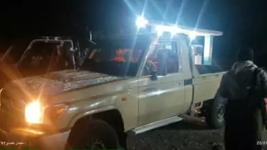 قوات الأمن الخاصة بأبين تستعيد طقم عسكري لألوية العمالقة من قبضة مسلحين في خبر المراقشة 4