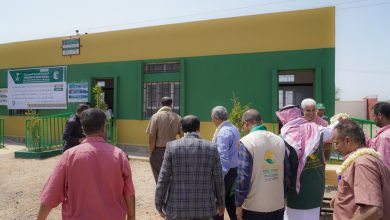 فريق مركز الملك سلمان للإغاثة يتفقد سير الأعمال الإنشائية لمدرسة في قرية الموقبة بمديرية جحاف في الضالع 13