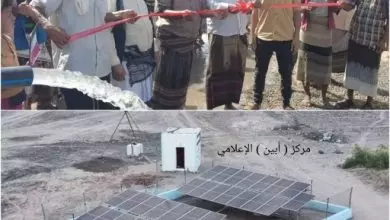 بتمويل كويتي : مؤسسة " الجبل " التنموية تدشن العمل بمشروع المياه في لحج 5
