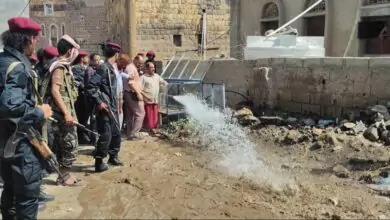 محافظ الضالع يدشن مشروع الشبكة الداخلية للمياه في حي حبيل جباري بمدينة الضالع 9