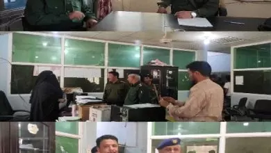 نائب مدير أمن أبين العقيد كردة يتفقد سير العمل بمكتب الأحوال المدنية زنجبار ومركز الاصدار الألي بخنفر 2