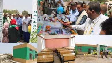 مركز الملك سلمان للإغاثة يسلم السلطة المحلية والتربية والتعليم أربع مدارس بعد بناء فصول إضافية واعادة تأهيل في محافظة تعز 1