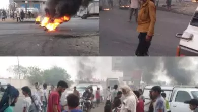 قطع الطريق الرئيسي بين عدن ولحج لهذا السبب! 6