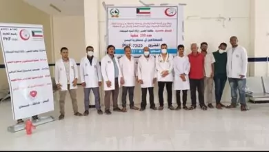 تحت شعار الكويت بجانبكم مؤسسة الجبل التنموية تدشن المخيم الطبي الثامن لمشروع لعام 2023م-1444 في عدن 4