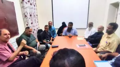 لجنة وزارية تناقش ظاهرة الانتشار الكبير لمرض الحصبة في أبين 1