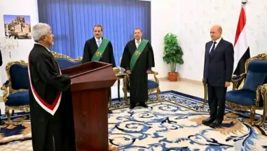 بالأسماء.. القضاة المعينون بالمحكمة العليا يؤدون اليمين القانونية أمام الرئيس العليمي 5