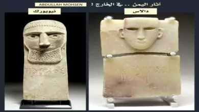 عالم آثار يمني يكشف عن قطعتين أثريتين تم بيعهما لأب وابنته في الولايات المتحدة 10