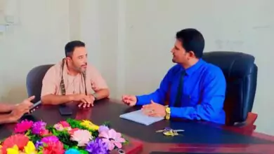 باعزب والحييد يناقشان تعزيز العمل الإعلامي في مديرية مودية 4