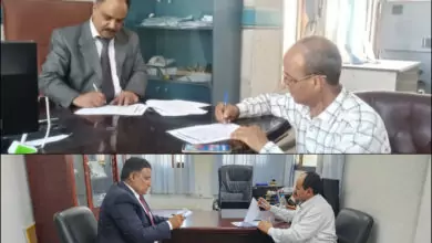 كاك بنك يوقع إتفاقيتي تعاون لصرف مرتبات موظفي السلطة المحلية بالجوف وكليه المجتمع بتعز . 4