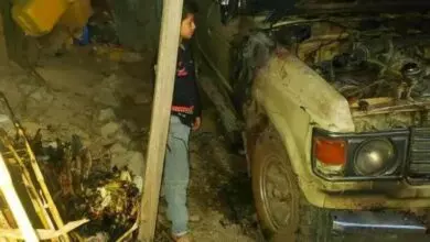 مجهولون يحرقون سيارة مغترب يمني في السياني 2