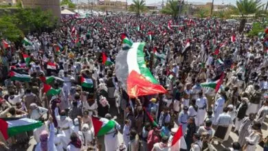 مظاهرات حاشدة في عدة مدنٍ يمنية تنديدا بجرائم الاحتلال الإسرائيلي في غزة 1
