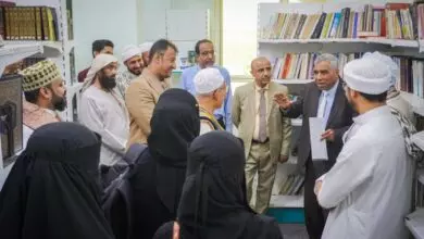 وفد وزارة التعليم العالي والبحث العلمي في زيارة لجامعة الإمام الشافعي بالمكلا 6