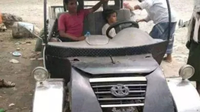 شاب من أبين يصنع تكتك بادوات محلية 9