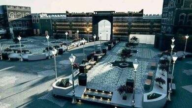 مشروع تطويري لتغيير مظهر باب اليمن في صنعاء 4