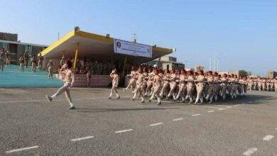 نائب رئيس الأركان يدشن العام التدريبي والقتالي 2024 في الكلية الحربية بعدن 10