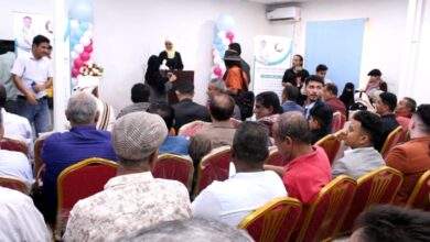 وكيل وزارة الصحة يفتتح مستشفى الهلال الدولي بعدن 3
