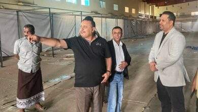 السعيدي والميسري والعمري يطلعان على التحضيرات والترتيبات لمعرض الشهر الكريم في العاصمة عدن 6