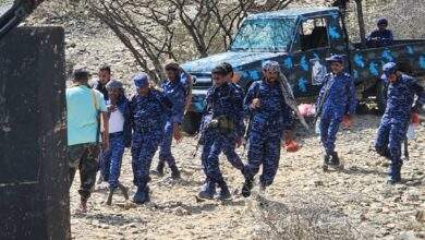 العميد لبيب العبد يتفقد قوات شرطة الدوريات المرابطة في جبهة امحلحل بأبين 4