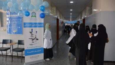 جامعة العلوم والتكنولوجيا تستقبل 8289 حالة مرضية خلال مخيمها الطبي المجاني الأول في عدن 5