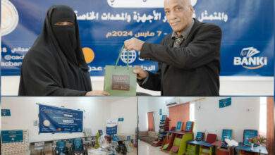 «كاك بنك» يسلم الأجهزة والمعدات الطبية التي وعد بها لمؤسسة الحق لاطفال الشلل الدماغي بعدن 10