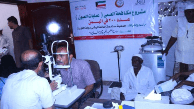 بدء أعمال مخيّم جراحة العيون لإزالة المياه البيضاء وتركيب العدسات المجاني بوادي حضرموت 5