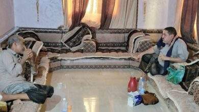 المناضل اديب العيسي يقوم بزيارة الفريق الركن محمود الصبيحي للاطمئنان على صحته 3