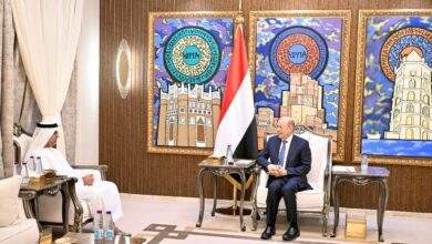 رئيس مجلس القيادة يستقبل سفير دولة الامارات 8