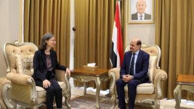 وزير الخارجية يلتقي السفيرة الفرنسية 4