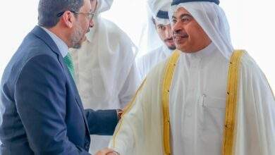 رئيس الوزراء #بن_مبارك يستقبل وزير المالية القطري 11
