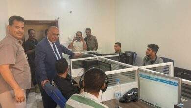 وزير الاتصالات يطلع على نشاط شركة سبأفون في عدن 5