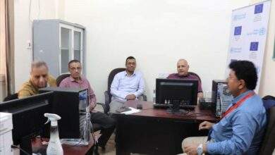 مدير عام الصحة بعدن يتفقد مركز خدمات الطوارئ والاسعاف 195 بالمنصورة 9