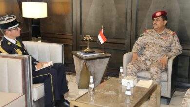وزير الدفاع يبحث مع الملحقين البريطاني والفرنسي تعزيز التعاون العسكري 10