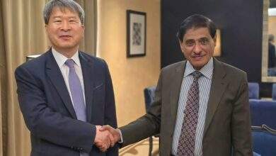 البحسني يبحث مع السفير الكوري تعزيز آفاق التعاون المشترك بين البلدين 2