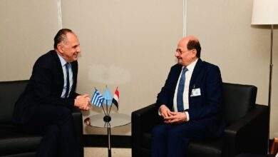وزير الخارجية يبحث مع نظيره اليوناني فرص تعزيز آفاق التعاون المشترك 8