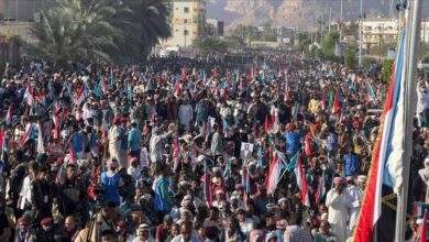 الالاف يتظاهرون في سيئون بذكرى ثورة 14 اكتوبر 3