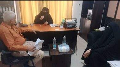 موجه من وزارة التربية يزور مؤسسة الحق في الحياة لأطفال الشلل الدماغي بعدن 6