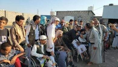 العكيمي: يدعو المجلس الرئاسي لزيادة الدعم للجرحى ويخصص 10 ملايين ريال لرابطة الجرحى 5