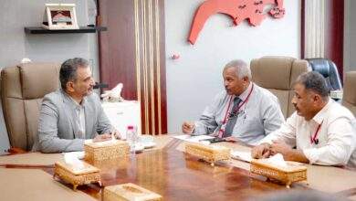 لملس يطّلع على الترتيبات الجارية لعودة الشركة الصينية لصيانة مصافي عدن 9